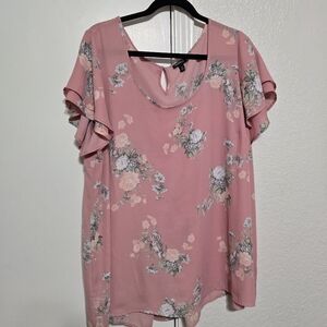 Floral Pink Women's Top
